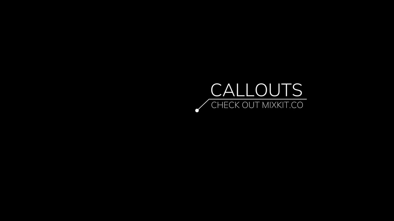 Free DaVinci Resolve 16 Fusion Callout Template: Simple Dot (Mixkit)