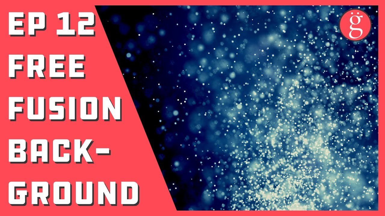 Free DaVinci Resolve Fusion Project: EP12 Animated Particle Background Node Tree (Gargoyles At Work)