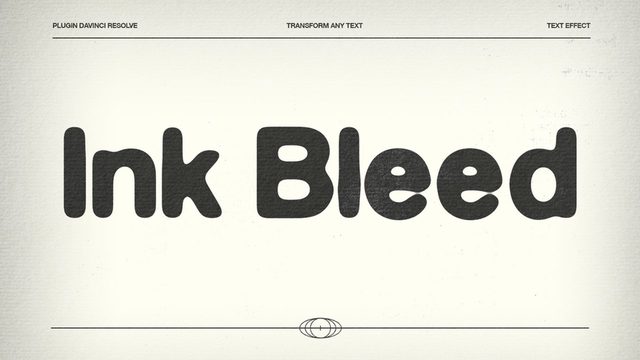 Free DaVinci Resolve 20+ Fusion Template: Ink Bleed Animated Text Effect (Nina Digital)
