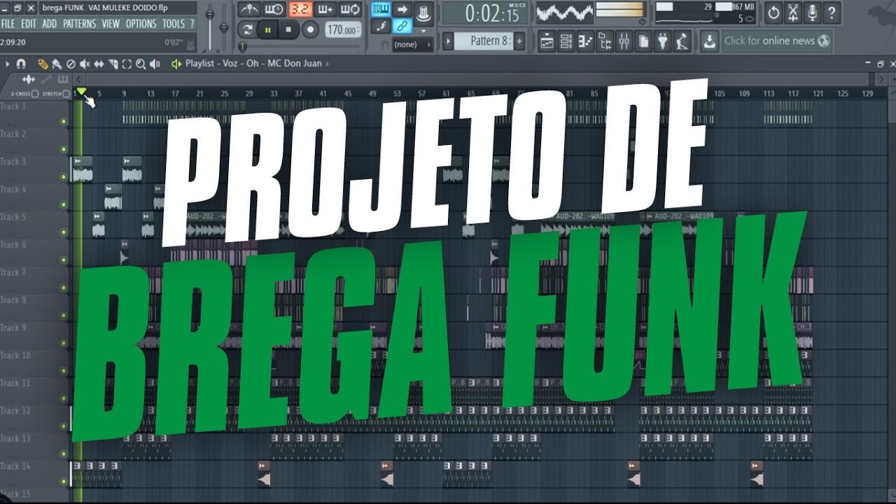 Free FLP: Brega Funk Demo Project in FL Studio (Kit de Tecnomelody)