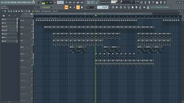 Free FLP: Original Electronic Track '室外機' Project File (ぽっしい)