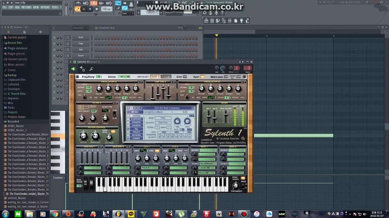Free FL Studio 12 FLP: The Chainsmokers 'Roses' Remake (Seong Min)