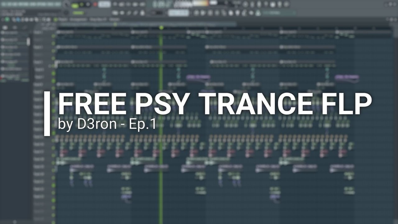 Free FL Studio Project: Psytrance Drop from FLPS by D3ron Ep.1 (Diogo Simões)