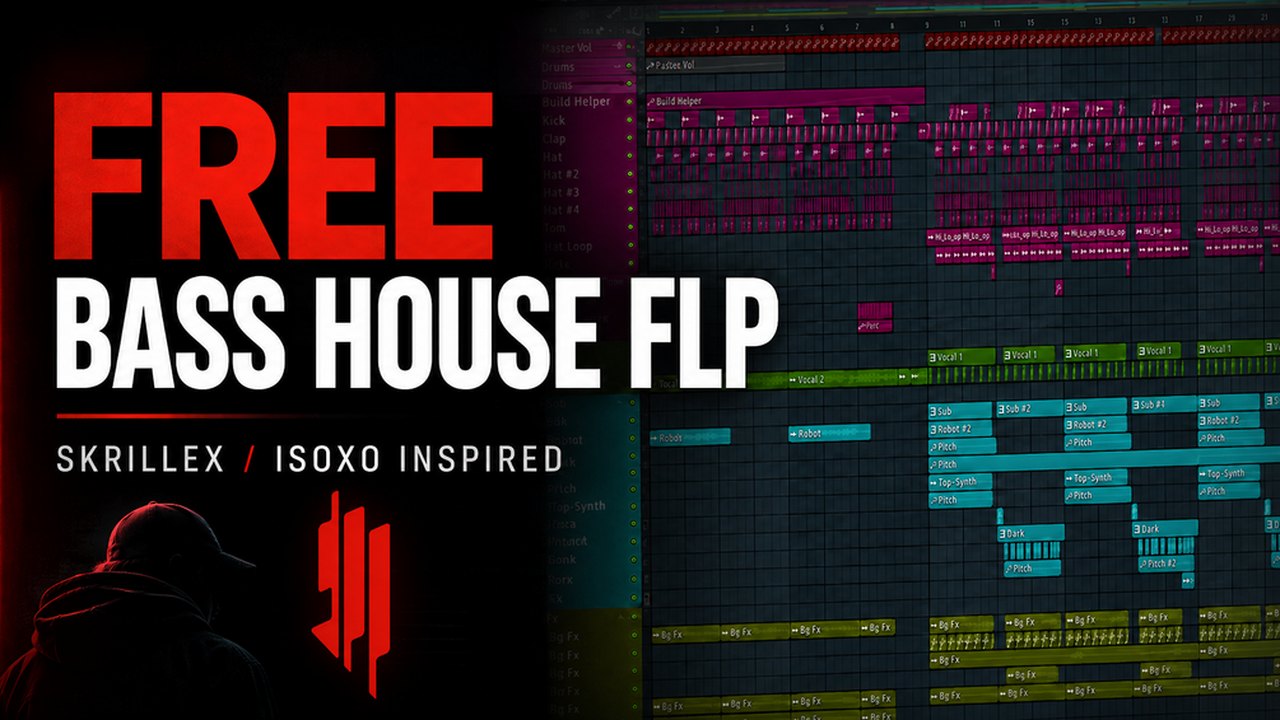 Free FL Studio Project: Skrillex and ISOxo Inspired Bass House (extasytunes)