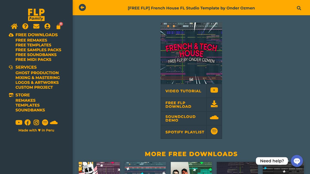 Free FL Studio Template: French House by Onder Ozmen (FLP Family)