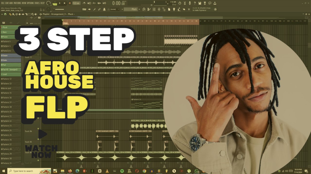 Free FL Studio Project: 3-Step Afro House FLP (yuto)