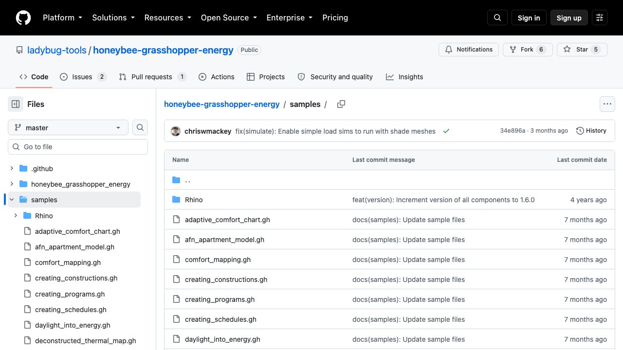 Free Grasshopper Definition: Honeybee Full Building Energy Model