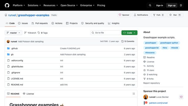 Free Grasshopper Examples: 64 Tips and Tricks Files (runxel)