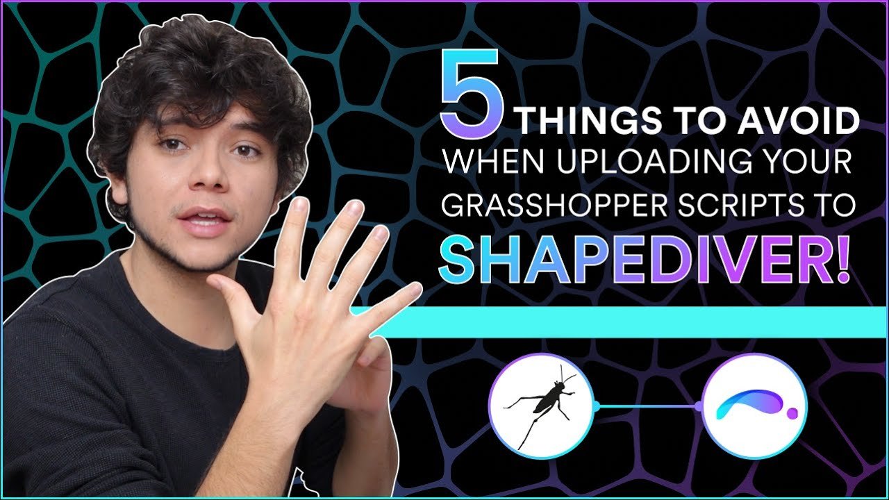 Free Grasshopper File: 5 ShapeDiver Upload Mistakes (sunGlasses.gh)