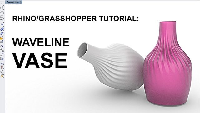 Free Grasshopper Definition: Waveline Vase Product Design (PC Sim)
