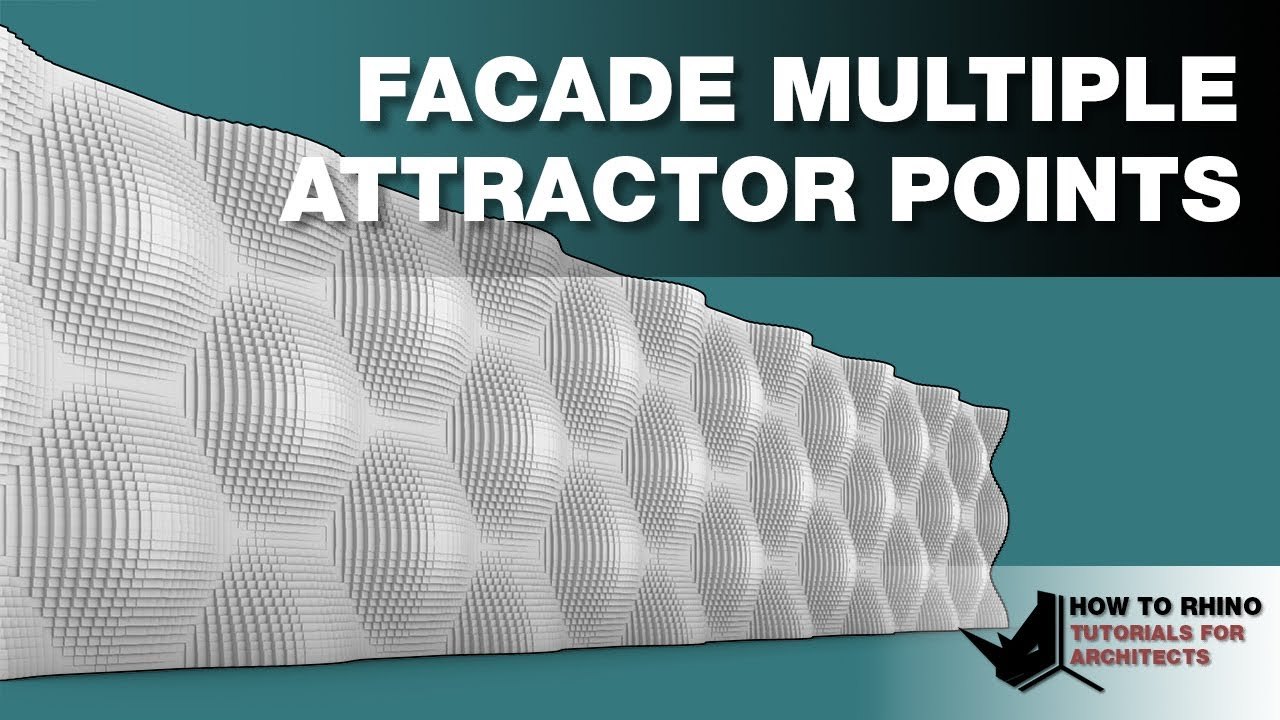 Free Grasshopper Definition: Facade with Multiple Attractor Points