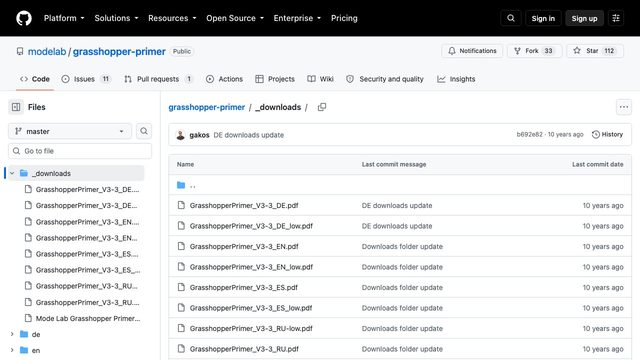 Free Grasshopper Primer Example Files, Third Edition (Mode Lab)