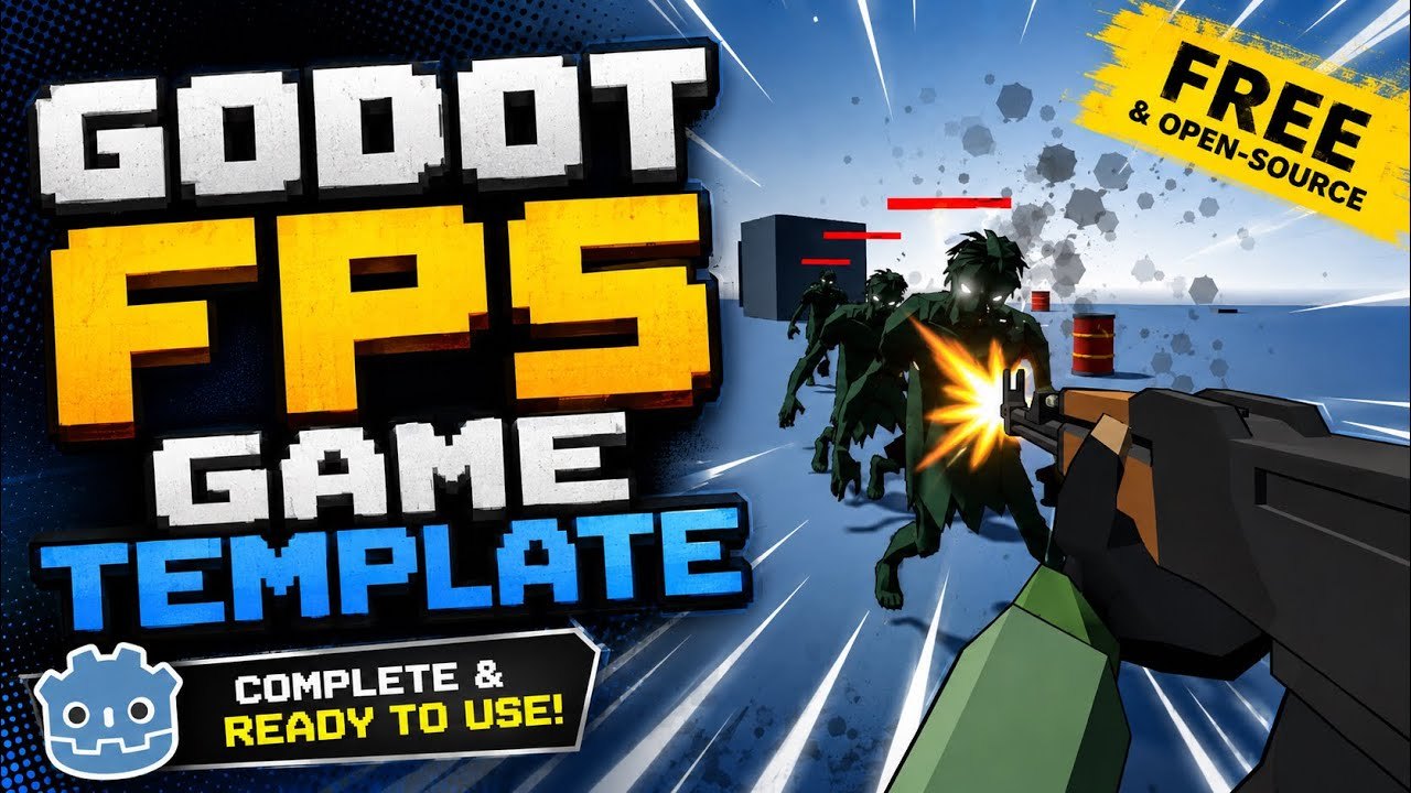 Free Godot 4.6 Project: Open-Source Modular FPS Template (Bukkbeek)
