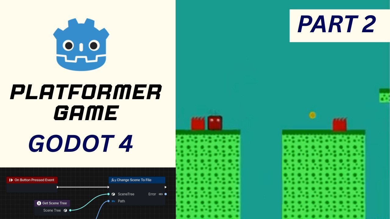 Free Godot 4.4 Project: No-Code 2D Platformer with Orchestrator