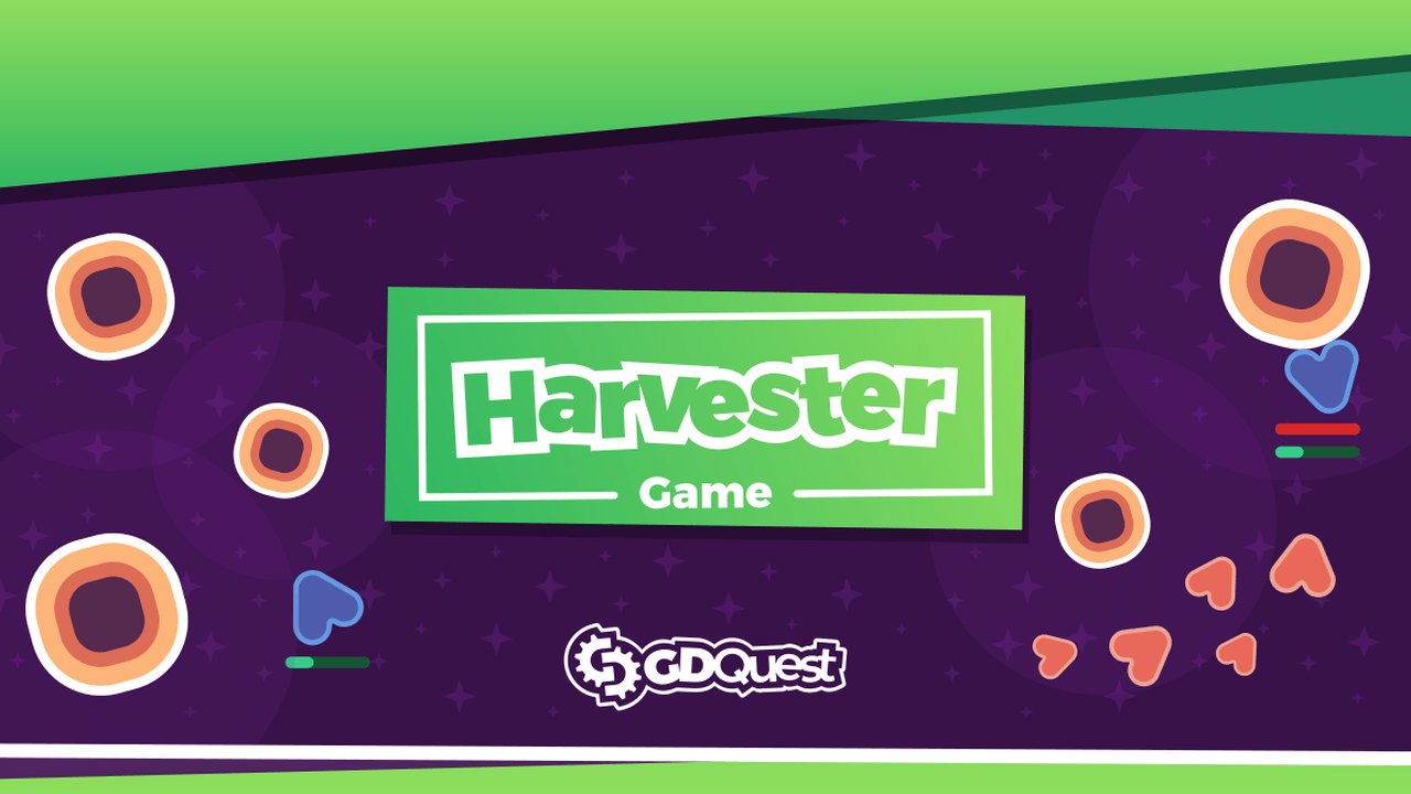 Free Godot 4.3 Project: Harvester 2D Space Mining Game with Steering AI (GDQuest)