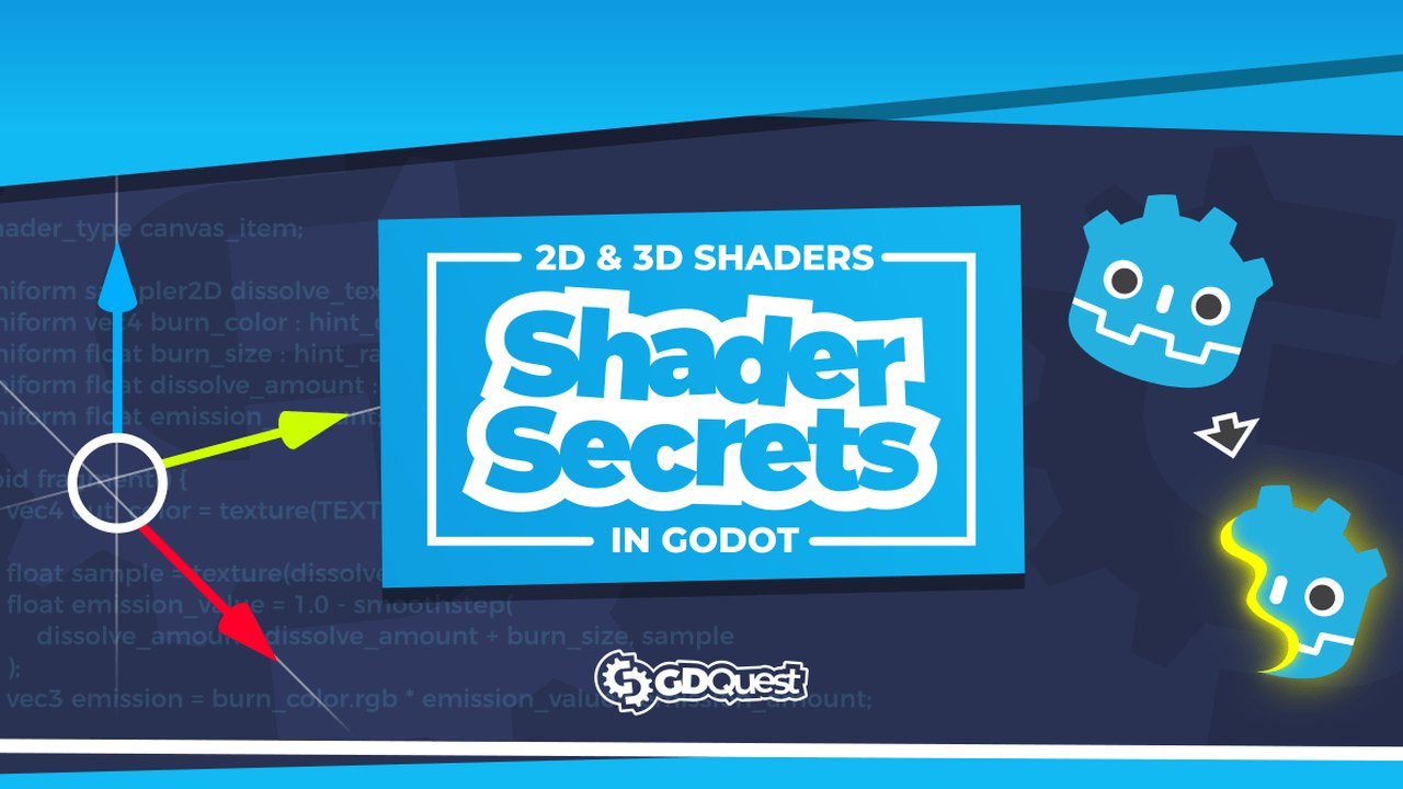 Free Godot 4.3 Shader: 2D, 3D and Screen Shader Library with Demos (GDQuest)