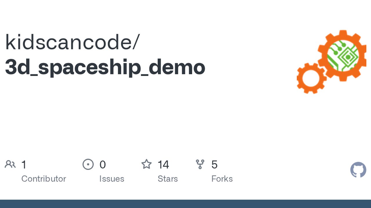 Free Godot Project: Arcade-Style 3D Spaceship Controller (KidsCanCode)