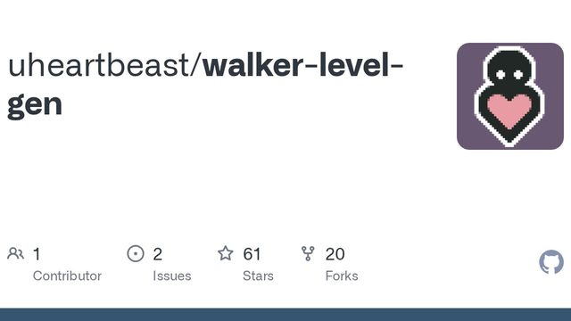 Free Godot Project: Random Walker Level Generation (HeartBeast)