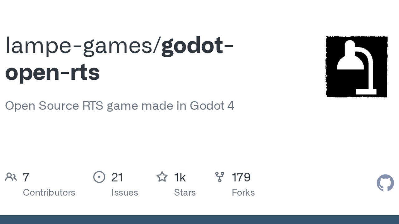 Free Godot 4.3 Project: Open RTS Real-Time Strategy Game (Lampe Games)