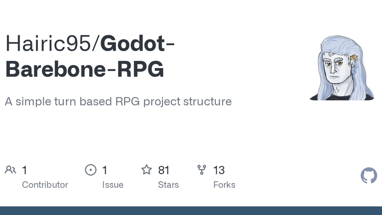 Free Godot Project: Barebone Turn-Based RPG Battle Structure (Hairic95)