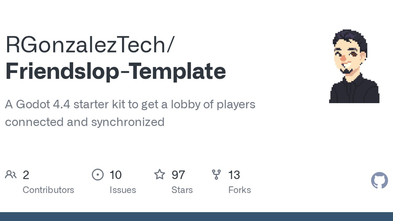 Free Godot 4.4 Project: Multiplayer Lobby Starter Kit (RGonzalezTech)