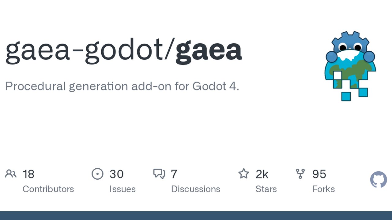 Free Godot 4.4 Addon: Gaea Procedural Generation Graph (Gaea)