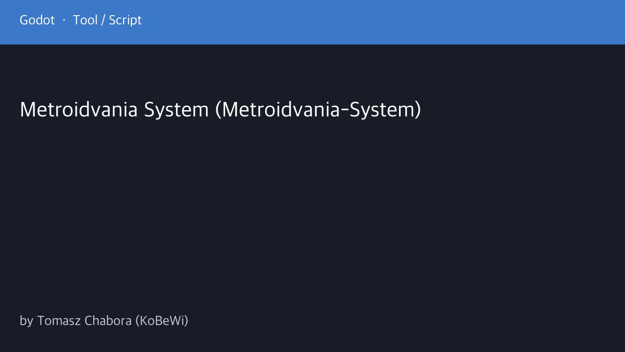 Free Godot 4.6 Addon: Metroidvania System Map Editor and Framework (KoBeWi)