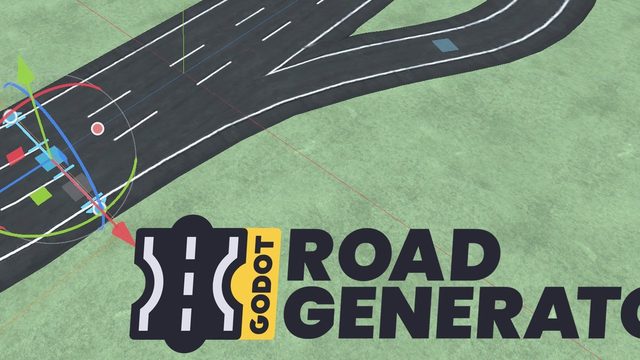 Free Godot 4.4 Addon: 3D Road Generator with Lane Traffic (TheDuckCow)