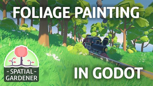 Free Godot 4.2 Addon: Spatial Gardener Foliage Painting Tool (Dreadpon)