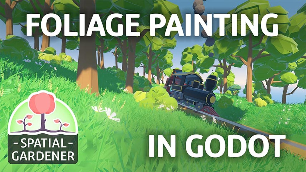 Free Godot 4.2 Addon: Spatial Gardener Foliage Painting Tool (Dreadpon)