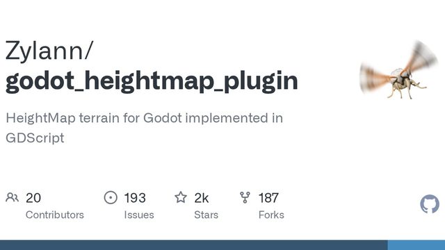 Free Godot 4.6 Addon: HTerrain Heightmap Terrain Plugin (Zylann)