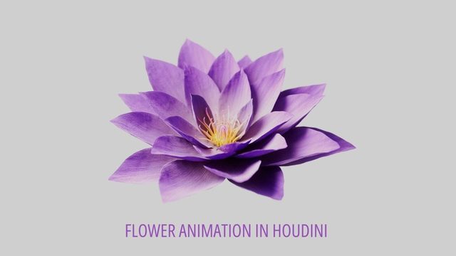 Free Houdini HIP: Blooming Flowers with KineFX (Danny Laursen)