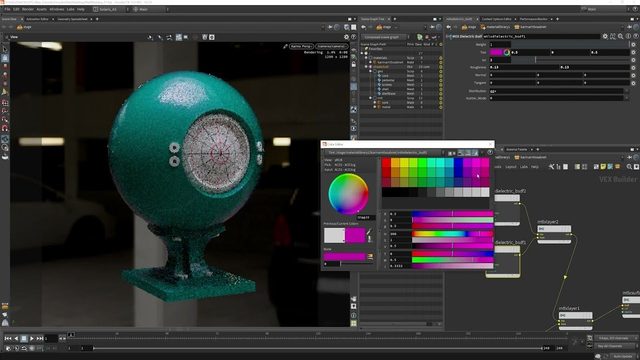 Free Houdini Files: Solaris Essentials Ep.17 MaterialX BSDFs (SideFX)