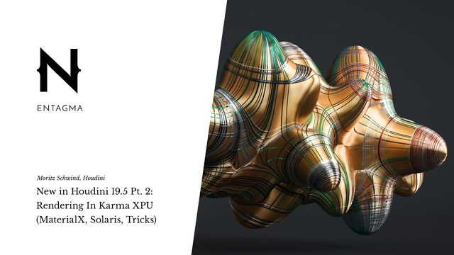 Free Houdini 19.5 HIP: Karma XPU Beta and MaterialX Shading (Entagma)
