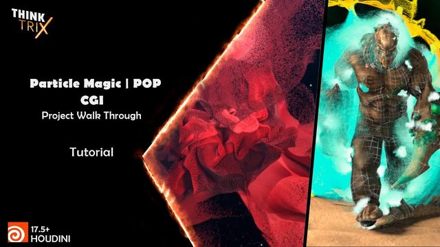 Free Houdini HIP: POP Particle Dance and Disintegration (Think Trix)