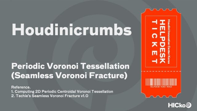 Free Houdini HIPNC: Seamless Periodic Voronoi Fracture (Houdinicrumbs)