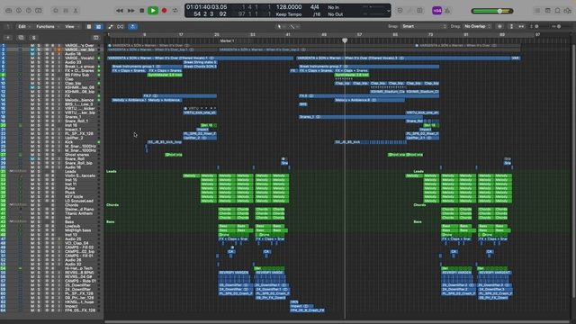 Free Logic Pro X Remake: VARGENTA 'When It's Over' (Kevin Lee)