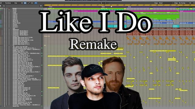 Free Logic Pro Remake: Guetta, Garrix & Brooks 'Like I Do' (Karlush)