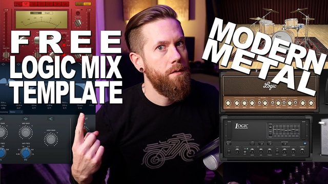 Free Logic Pro X Modern Metal Mix Session, Stock Plugins (Jeremy Fox)