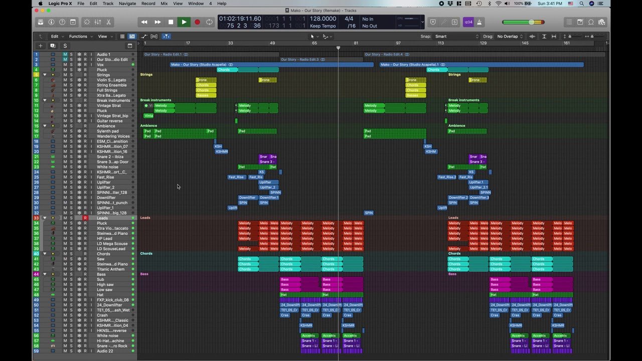 Free Logic Pro Remake: Mako 'Our Story' Progressive House (Kevin Lee)