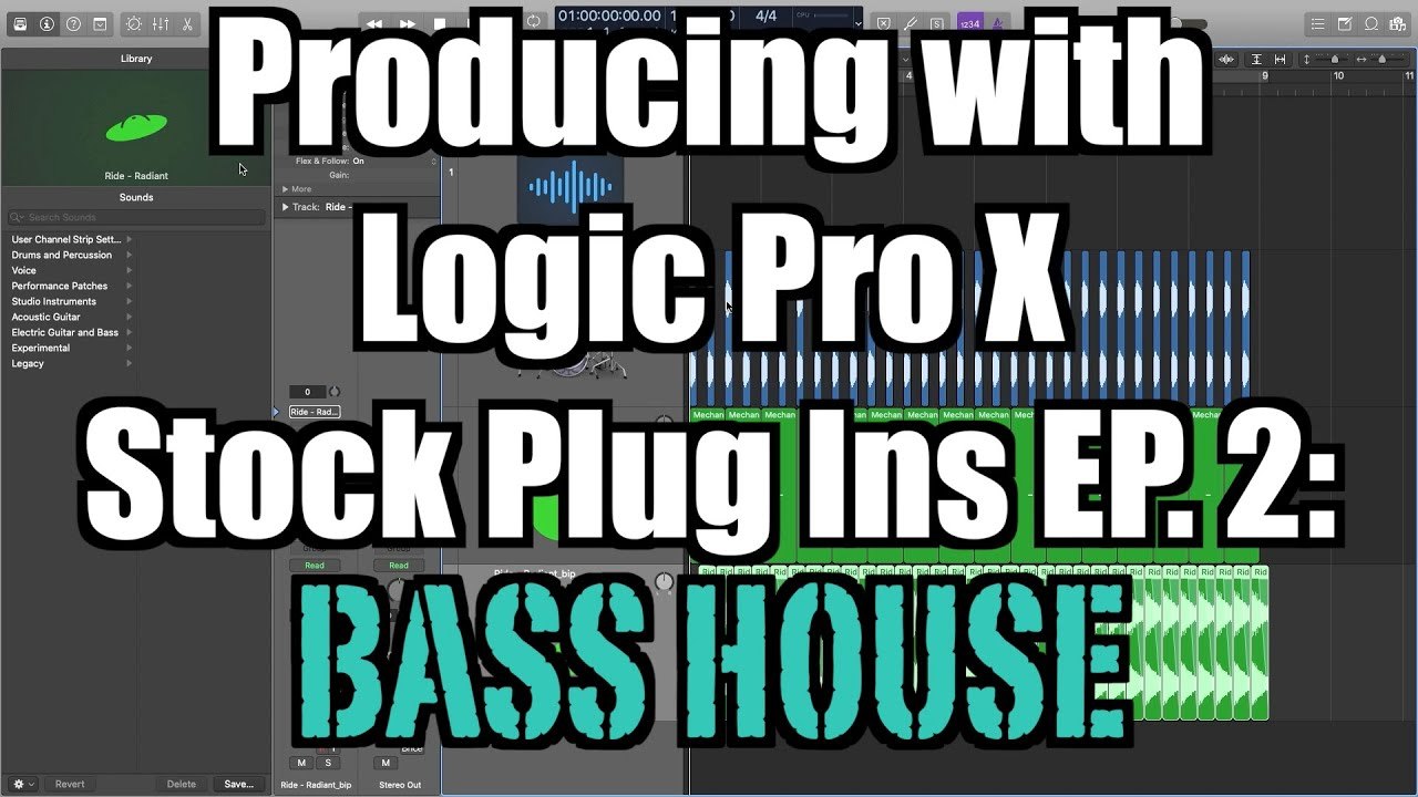 Free Logic Pro X Bass House Project, Stock Plugins Only (TimmyG)