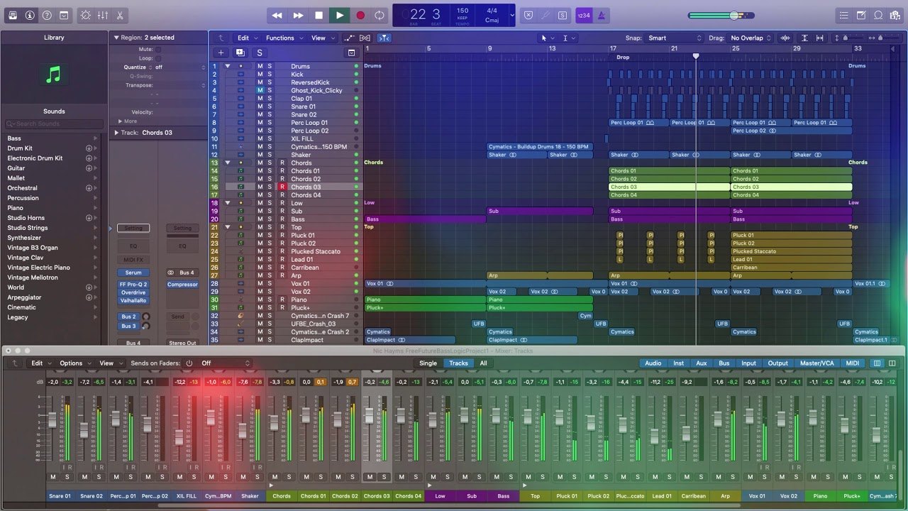 Free Logic Pro X Future Bass Template (Nic Hayms)