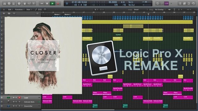Free Logic Pro X Remake: The Chainsmokers 'Closer' (itsRGA)
