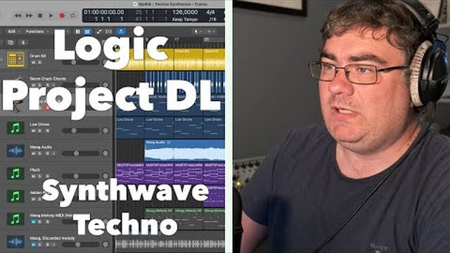 Free Logic Pro Techno / Synthwave Starter Project (Bjørnar Kibsgaard)