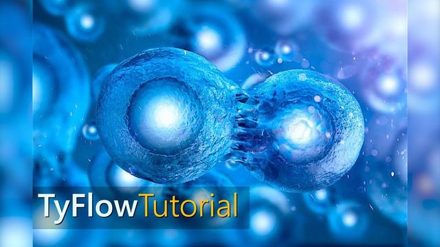 Free 3ds Max tyFlow Cell Division Scene (Starsbirthvfx)