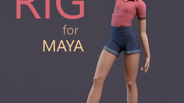 Free Maya Character Rig: Lou Rig, AdvancedSkeleton with Face Controls