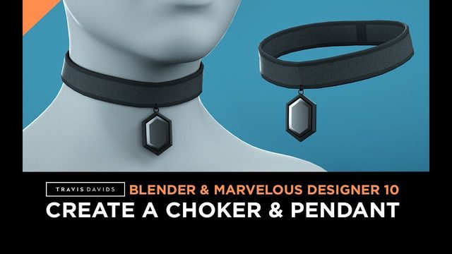Free MD 10 Project: Choker with Blender Pendant (Travis Davids)