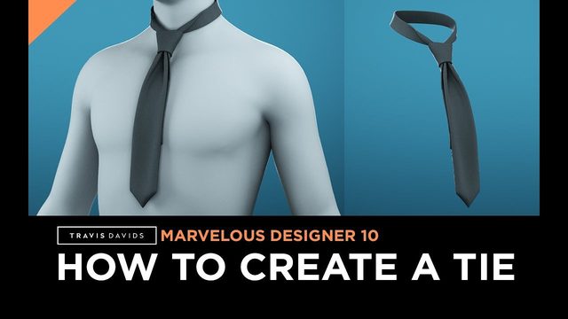 Free Marvelous Designer 10 Project: Necktie (Travis Davids)