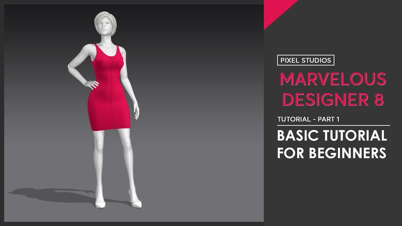 Free Marvelous Designer 8 Beginner Project File (This is Sherry)