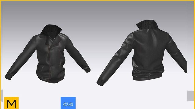 Free MD 5 Project: Leather Jacket with DXF Pattern (Ihor Dmytrenko)
